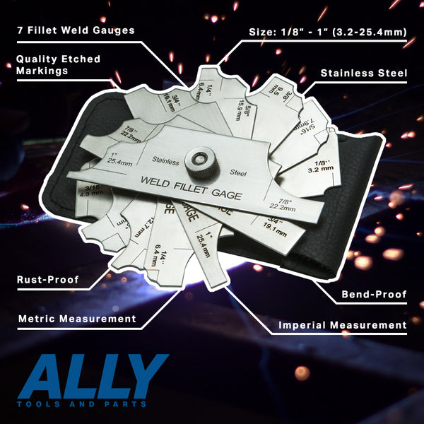 Welding Fillet Gauge Set Features