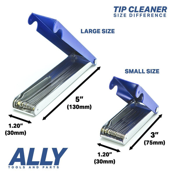 Tip Cleaner Set and Carburetor Cleaner Size