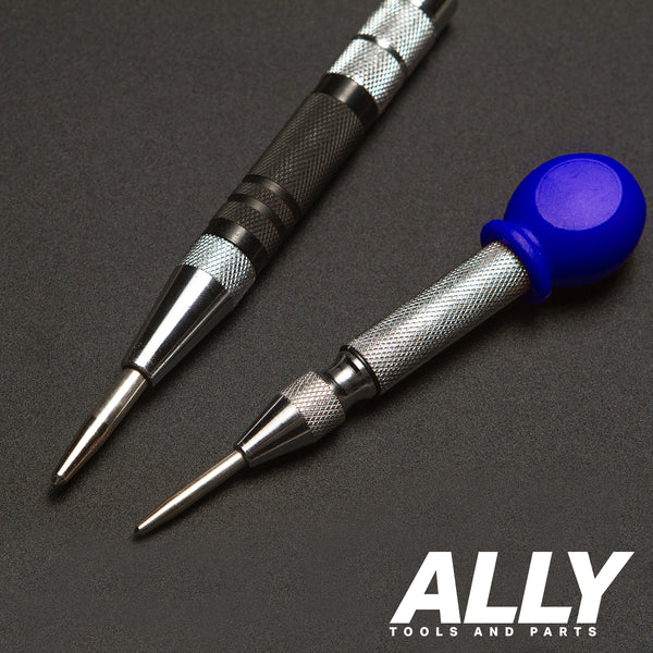 6 inch and 5 inch automatic center punch set close up